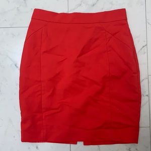 Red Pencil mini Skirt